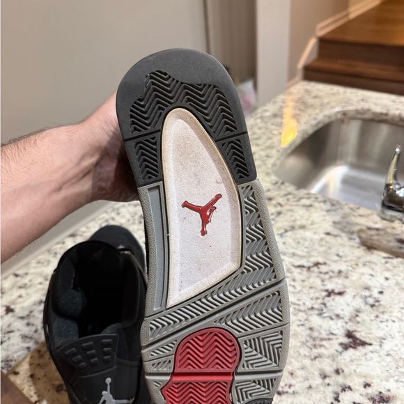 Air Jordan 4 Retro SE Black Canvas - Picture 4 of 5